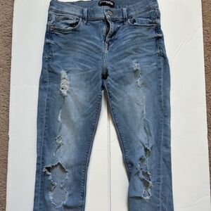 Express women's ultimate stretch leggings mid rise size 2